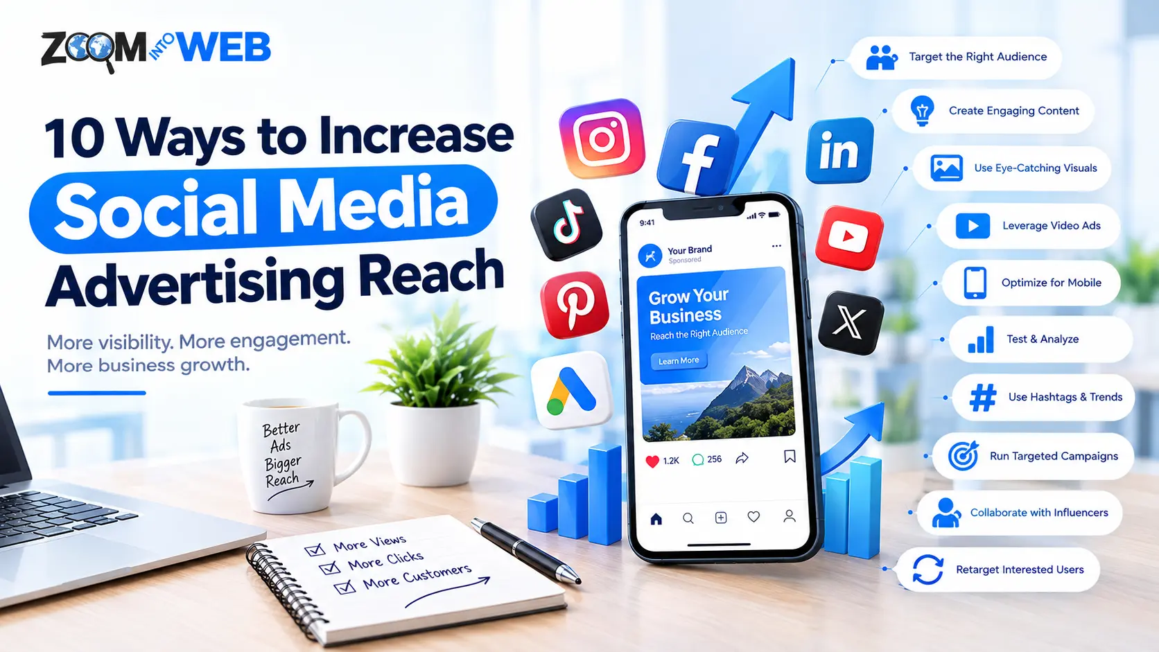 10 Ways to Increase Social Media Advertising Reach