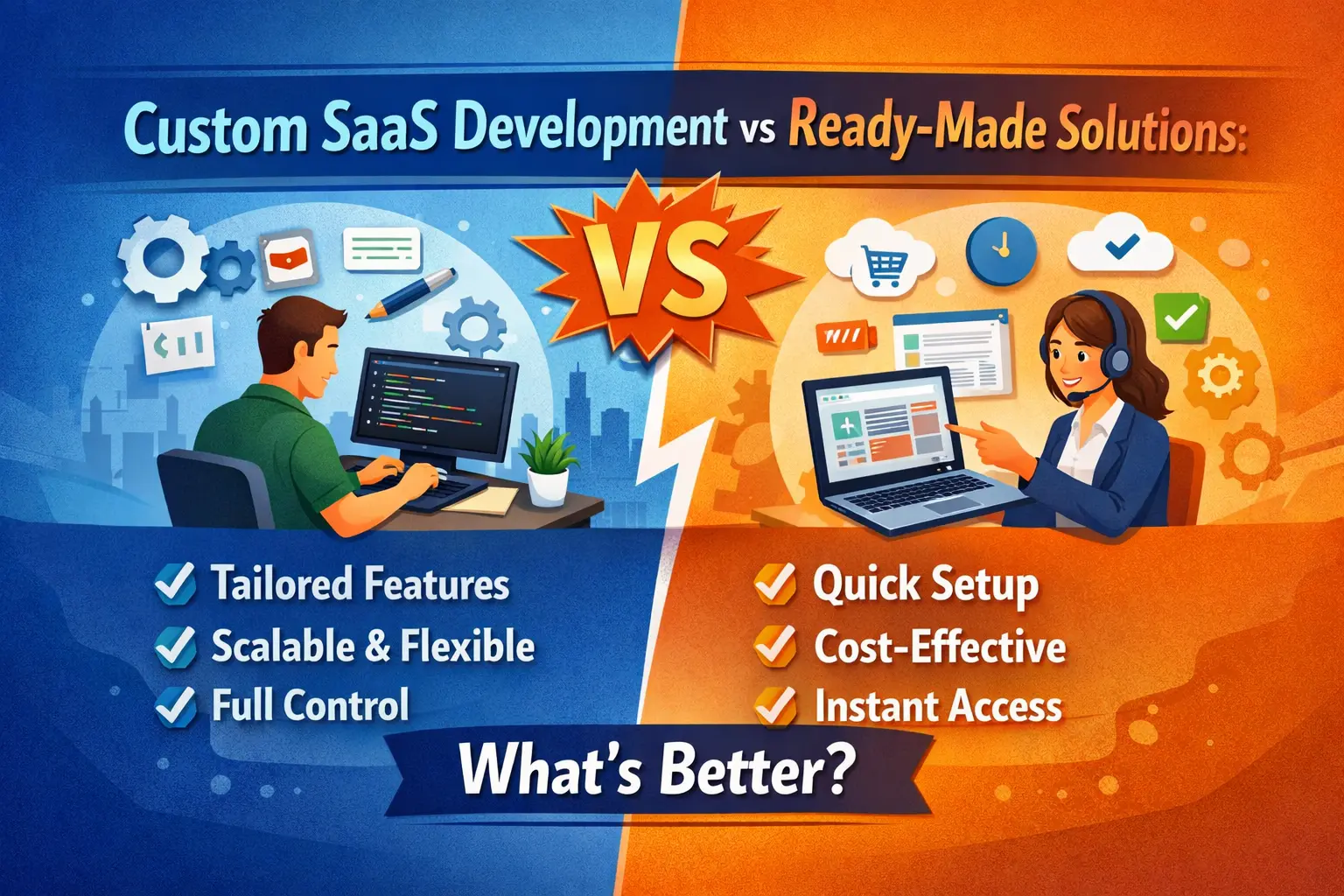 Custom SaaS vs Ready-Made Solutions: Choosing the Right Path for Your Business