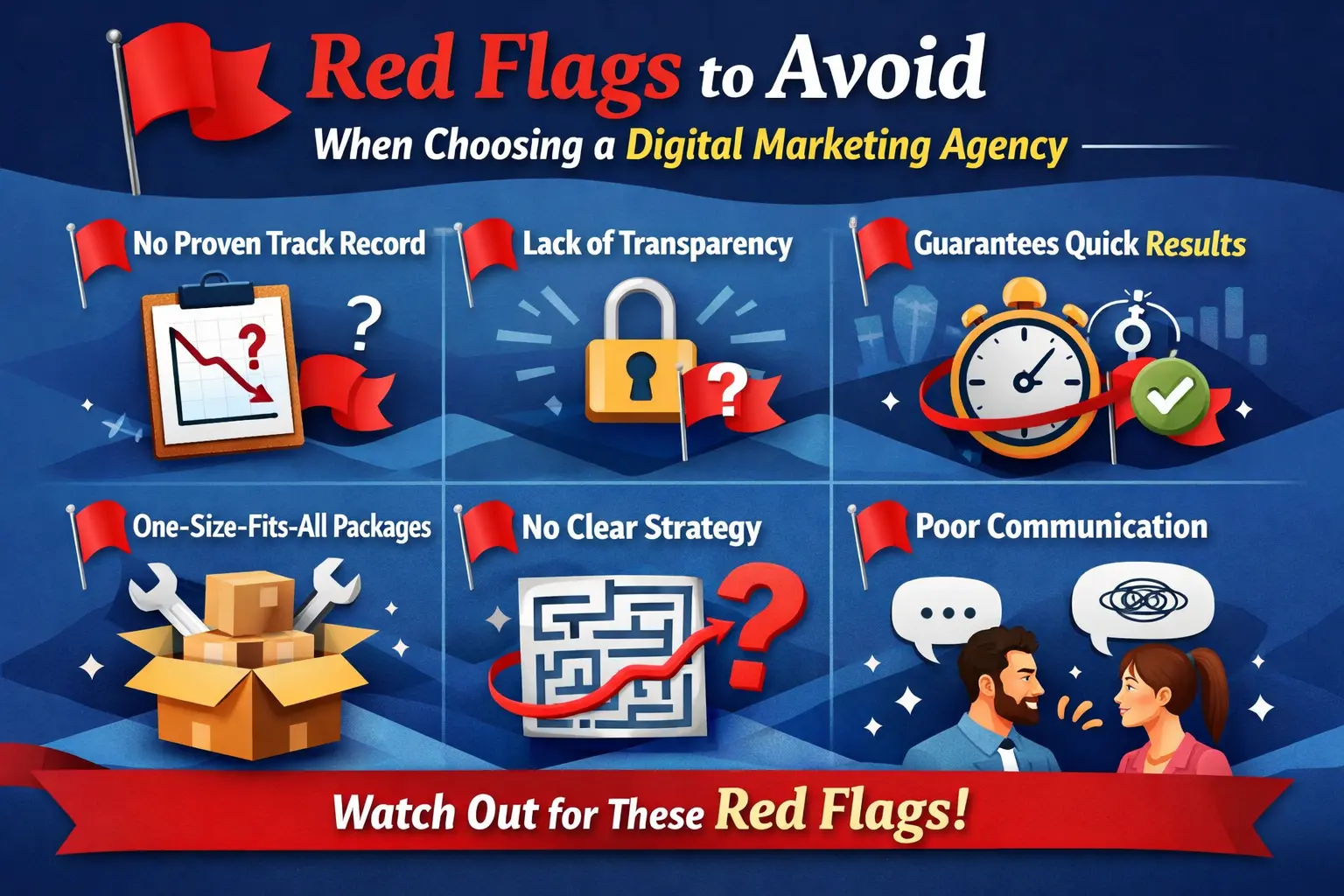 Red Flags to Avoid When Choosing a Digital Marketing Agency