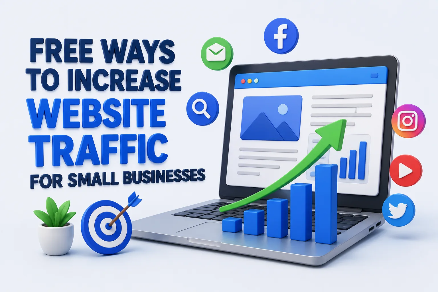 Free Ways to Increase Website Traffic For Small Businesses