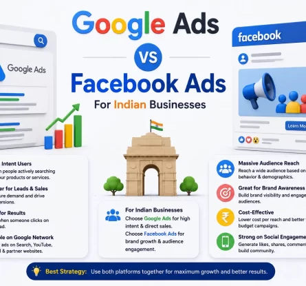 Google Ads vs Facebook Ads For Indian Businesses