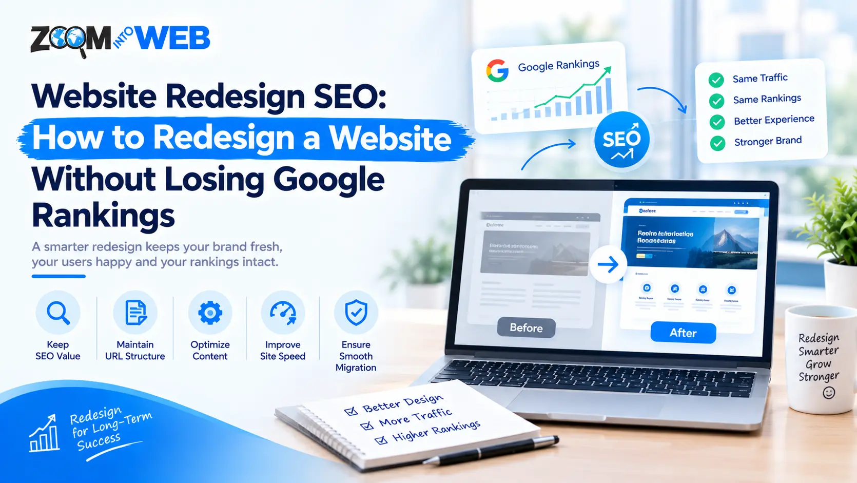 Website Redesign SEO: How to Redesign a Website Without Losing Google Rankings